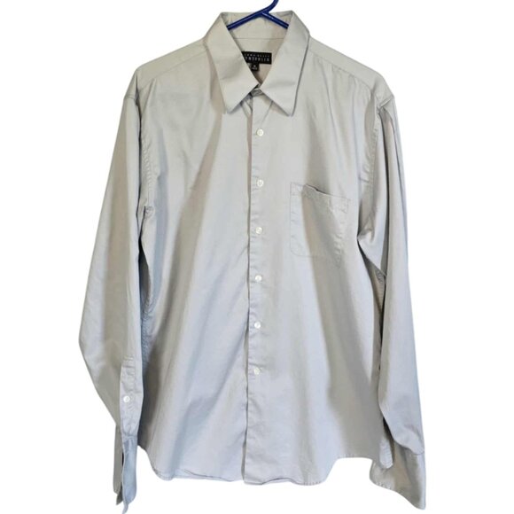 EUC Perry Ellis Classic Dress Shirt with French Cuffs for cuff links - Picture 1 of 4